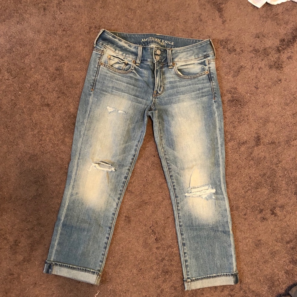 Artist crop jeans